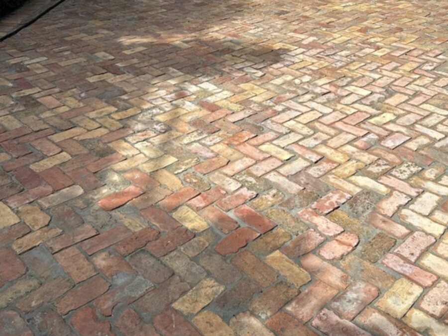 Brick paver driveway, Manny's Paver Creation project